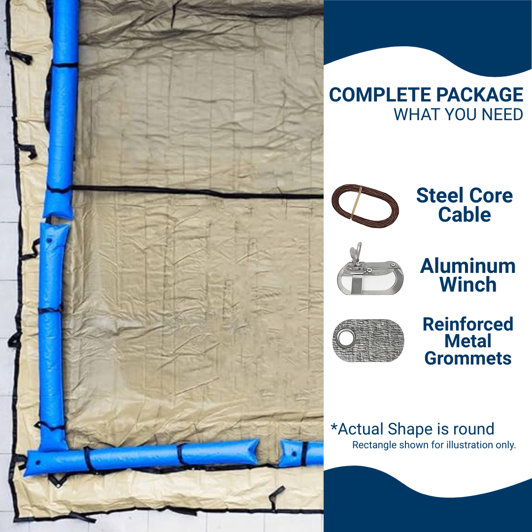 Premium Rectangle Winter Cover, 8-Year - 2